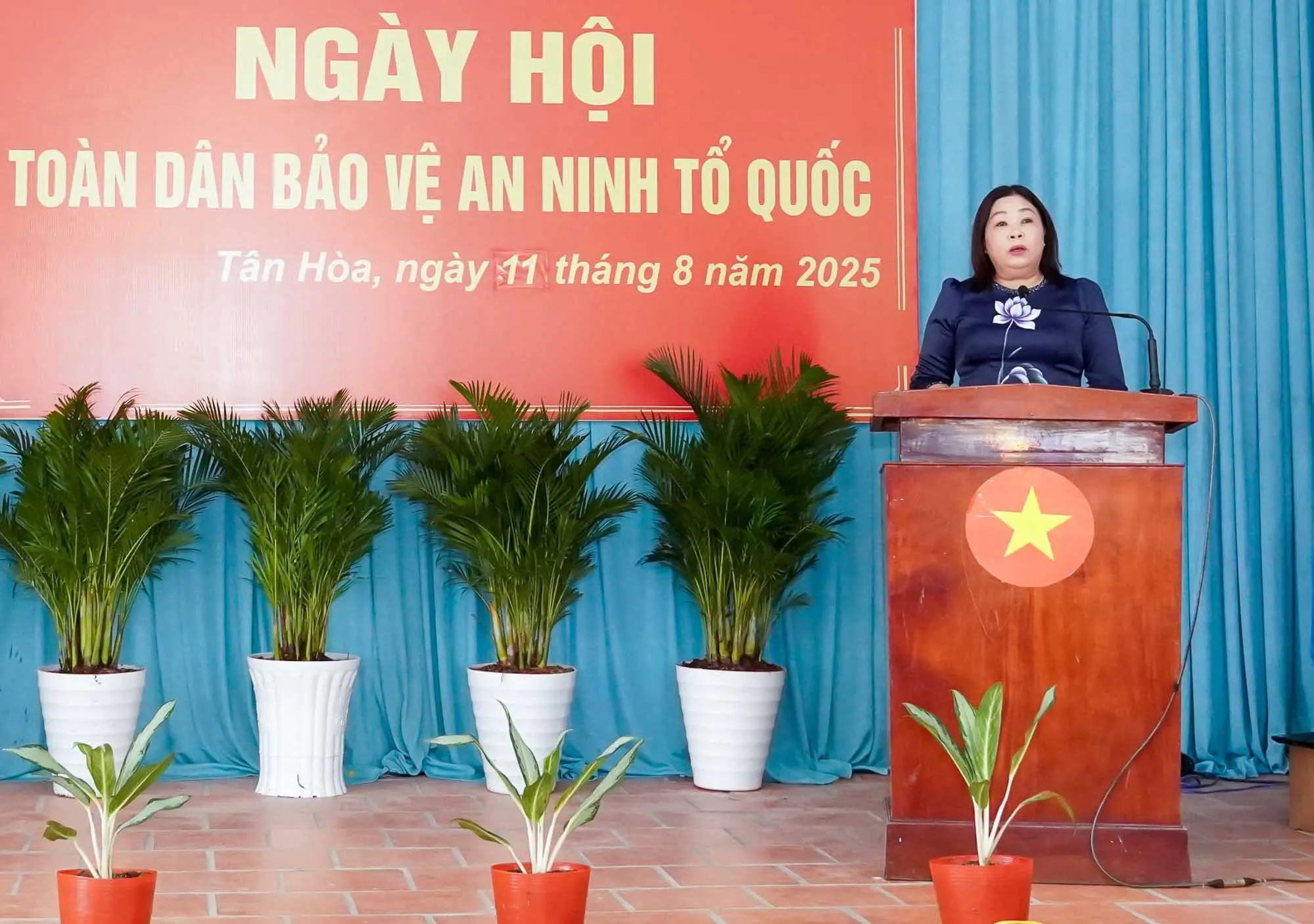Tân Hòa thực hiện tốt phong trào toàn dân bảo vệ an ninh Tổ quốc
